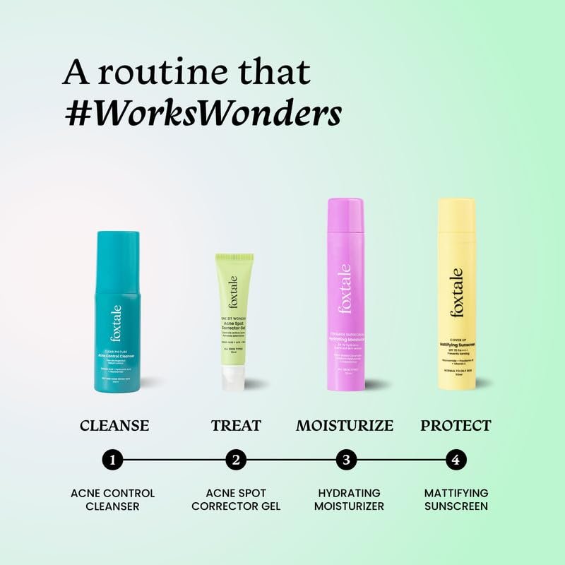 Foxtale 2% Salicylic Acid Acne Spot Corrector Gel with2% Azelaic Acid & 3% Glycolic Acid |Reduces Pimples Overnight | Prevents Acne Scars | For Men & Women | 15 ml - Image 3