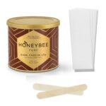 Honeybee Pure Dark Chocolate Wax, Women | Hair Removal Chocolate Wax For Removing Tan, Dead Skin | For Legs, Arms, Underarms, Bikini | At Home Quick & Easy Hair Removal | For Sensitive Skin (600g)