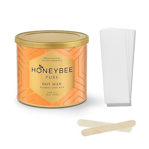 Honeybee Pure Hot Sugar Wax | For Legs, Arms, Underarms, Bikini | At Home Quick and Easy Hair Removal | For Sensitive Skin | 600 Gm - Image 4