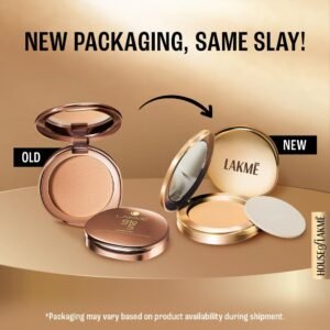 Lakme 9 to 5 Flawless Matte Complexion Compact Powder,  Absorbs Oil, Conceals & Gives Radiant Skin - All Day Matte Finish Face Makeup, 8 g