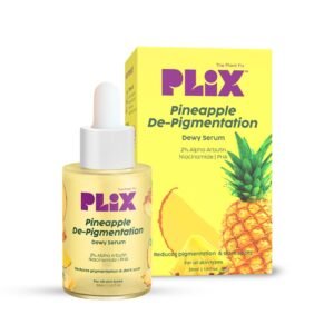 The Plant Fix Plix 2% Alpha Arbutin Pineapple De-Pigmentation Dewy Face Serum for Pigmentation & Dark Spots Removal for Unisex with 10% Niacinamide, 5% PHA for All Skin, 30ml (Pack of 1)