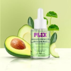 PLIX - THE PLANT FIX Avocado Ceramide Moisture Rush Biphasic Serum| For Deep Nourishment & Strengthened Skin Barrier| Nourishes and Hydrates Skin| For Dry Skin, Normal Skin & Sensitive Skin | 30ml