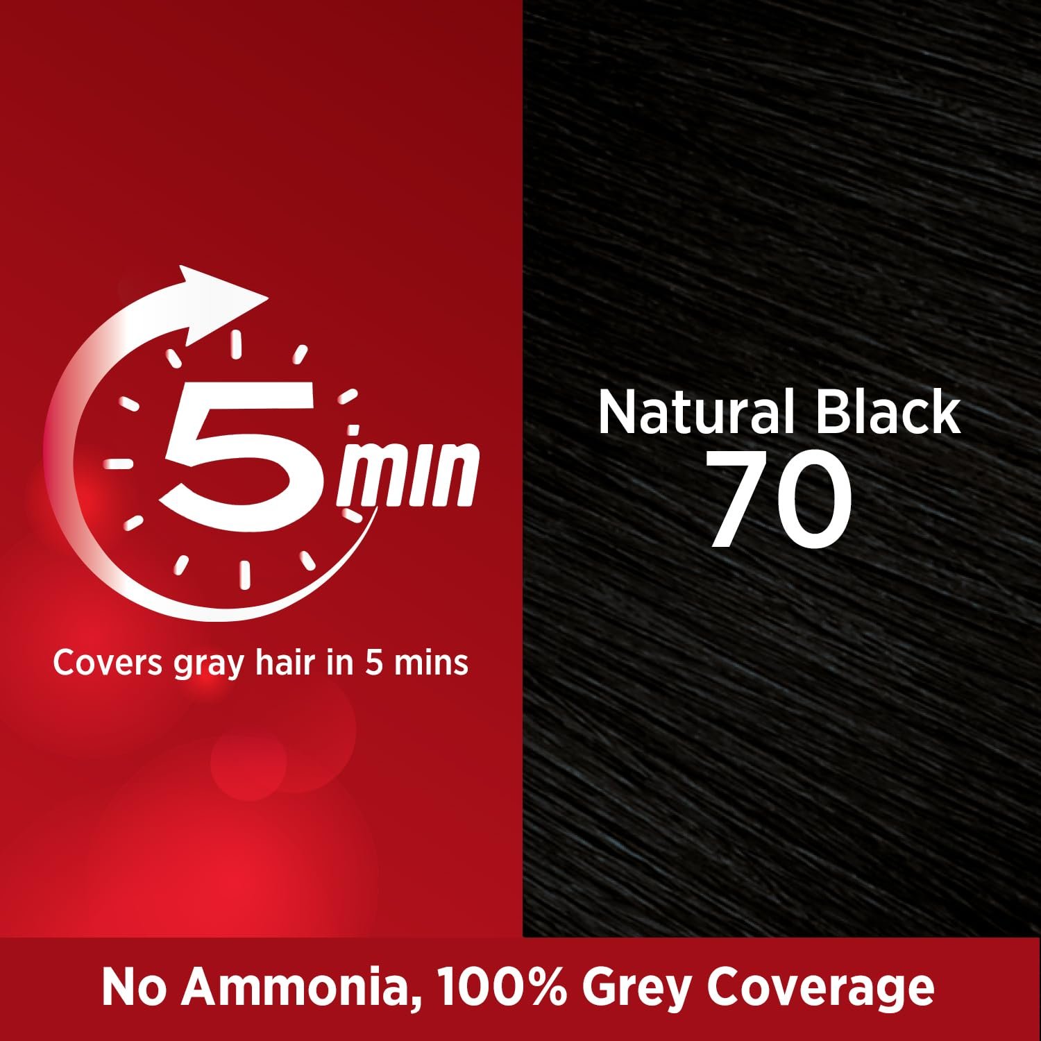 Revlon Top Speed Hair Color for Women Natural Black | Ginseng Root Extract and Mother of Pearl | 100% Grey Coverage in 5 Minutes | Ammonia Free, Easy Application and Intense Conditioning - Image 7