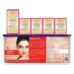 VLCC Salon Series Fruit Facial Kit - ( 6 Facials ) - 300g | At Home Fruit Facial | Tightens Skin, Lightens Dark Spots & Brightens Skin Tone | Papaya, Cucumber, Peach, Orange & Green Apple.