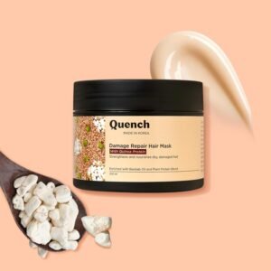 Quench Damage Repair Hair Mask with Quinoa Protein & Ceramides Cream | Restores Dry & Damaged Hair | Strengthens Hair and Adds Shine | Made in Korea (200Ml)