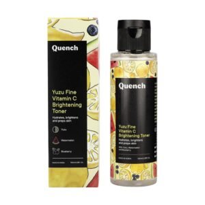 Quench Vitamin C Brightening Korean Toner, Brightens & Hydrates Skin, Gives Smoother & Even Toned Skin Made in Korea (100ml)