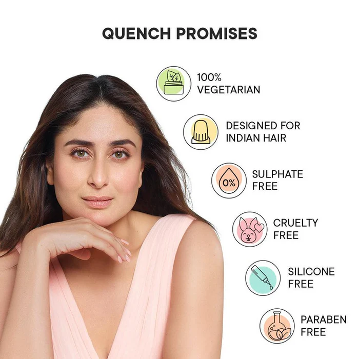 Quench Pollution Rescue Hair Mist With Quinoa Protein & Ceramides | Smoothes Frizz, Tames Flyaways & Repairs Hair Damage | Adds Shine | Made In Korea (100Ml) - Image 2