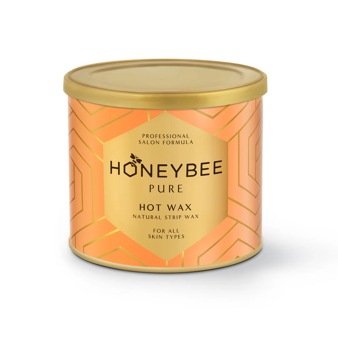Honeybee Pure Hot Sugar Wax | For Legs, Arms, Underarms, Bikini | At Home Quick and Easy Hair Removal | For Sensitive Skin | 600 Gm