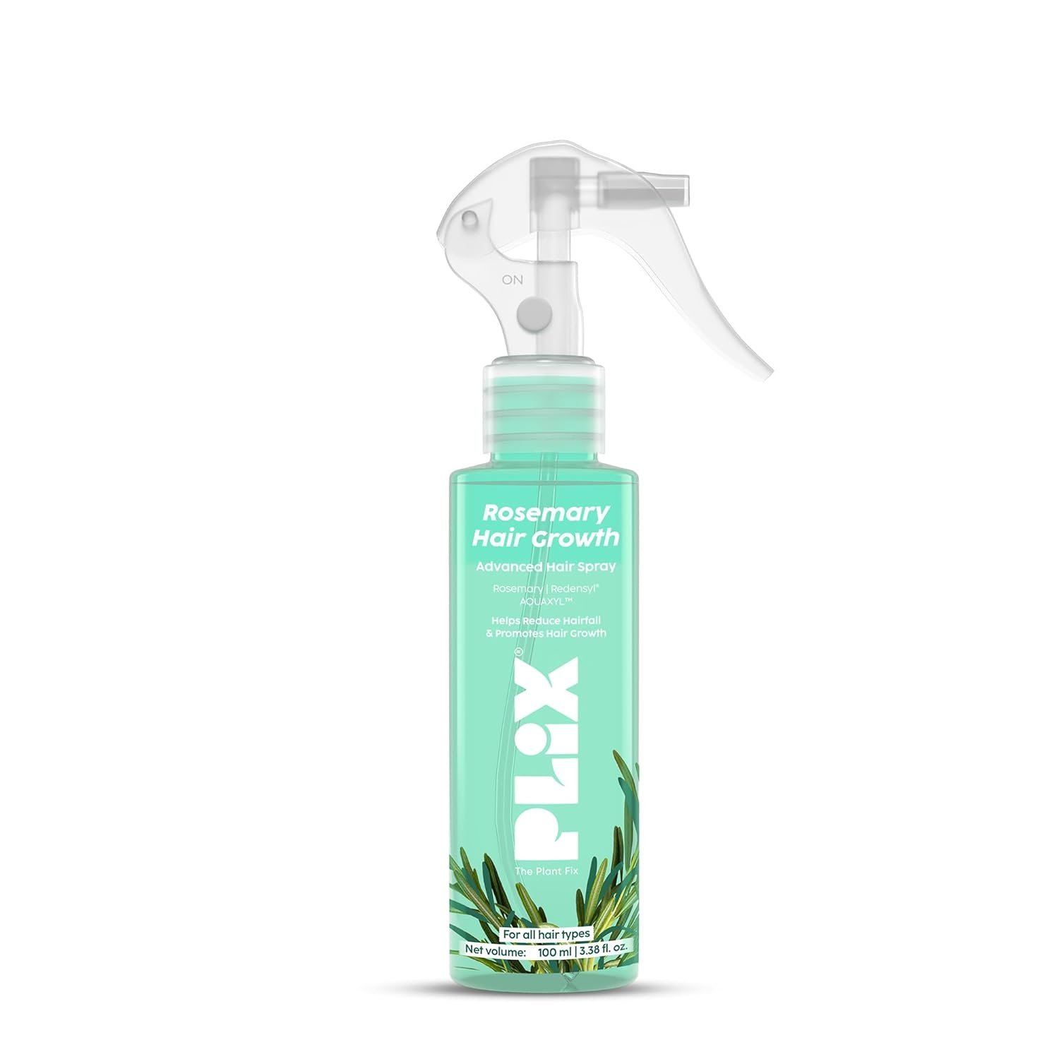 PLIX - THE PLANT FIX Rosemary Advanced Spray for Fuller, Thicker Hair, Redensyl® & Rosemary Extract, Easy to Use, Mess-free, Stimulates Hair Follicles & Promotes Hair Growth, For All Hair Types, 100ml - Image 3