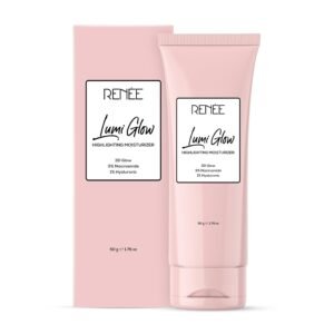 RENEE Lumi Glow Highlighting Moisturizer | Enriched with 3% Niacinamide & 1% Hyaluronic Acid | Prevents Photoaging & UV Damage | Reduces Pigmentation, Fine Lines & Wrinkles | Non-Sticky | Glowing Skin | 50g