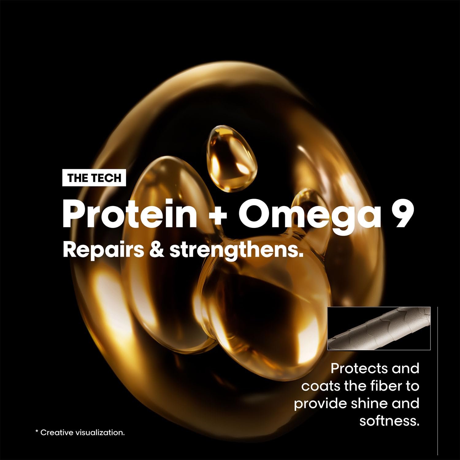 L'Oréal Professionnel Absolut Repair Shampoo for Dry & Damaged Hair - 300ml | Professional shampoo for Strengthening and Repairing Hair, With Protein & Omega-9, For Men & Women - Image 5