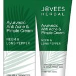 Jovees Herbal Anti Acne & Pimple Cream For Reduced Acne, Dark Spot & Treats Pimple | Oil Free & Lightweight | Suitable For Oily, Sensitive & Acne Prone Skin- 60gm