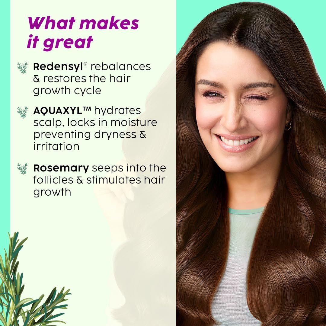 PLIX - THE PLANT FIX Rosemary Advanced Spray for Fuller, Thicker Hair, Redensyl® & Rosemary Extract, Easy to Use, Mess-free, Stimulates Hair Follicles & Promotes Hair Growth, For All Hair Types, 100ml - Image 5