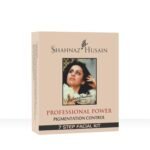 Shahnaz Husain Professional Power 7 Step Facial Kit for Glowing Skin, Anti-Aging & Deep Cleansing, 48g – Complete Salon-Style Home Facial Kit (48g, Pigmentation Control)