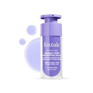 Foxtale Collagen-PDRN Cell Renewal Serum | Collagen + PDRN + Niacinamide + Polyglutamic Acid | Boosts Cell Renewal, Firms & Plumps Skin, Deeply Hydrates & Strengthens Barrier for Smooth, Glass-Skin Glow | For All Skin Types | 30 ml