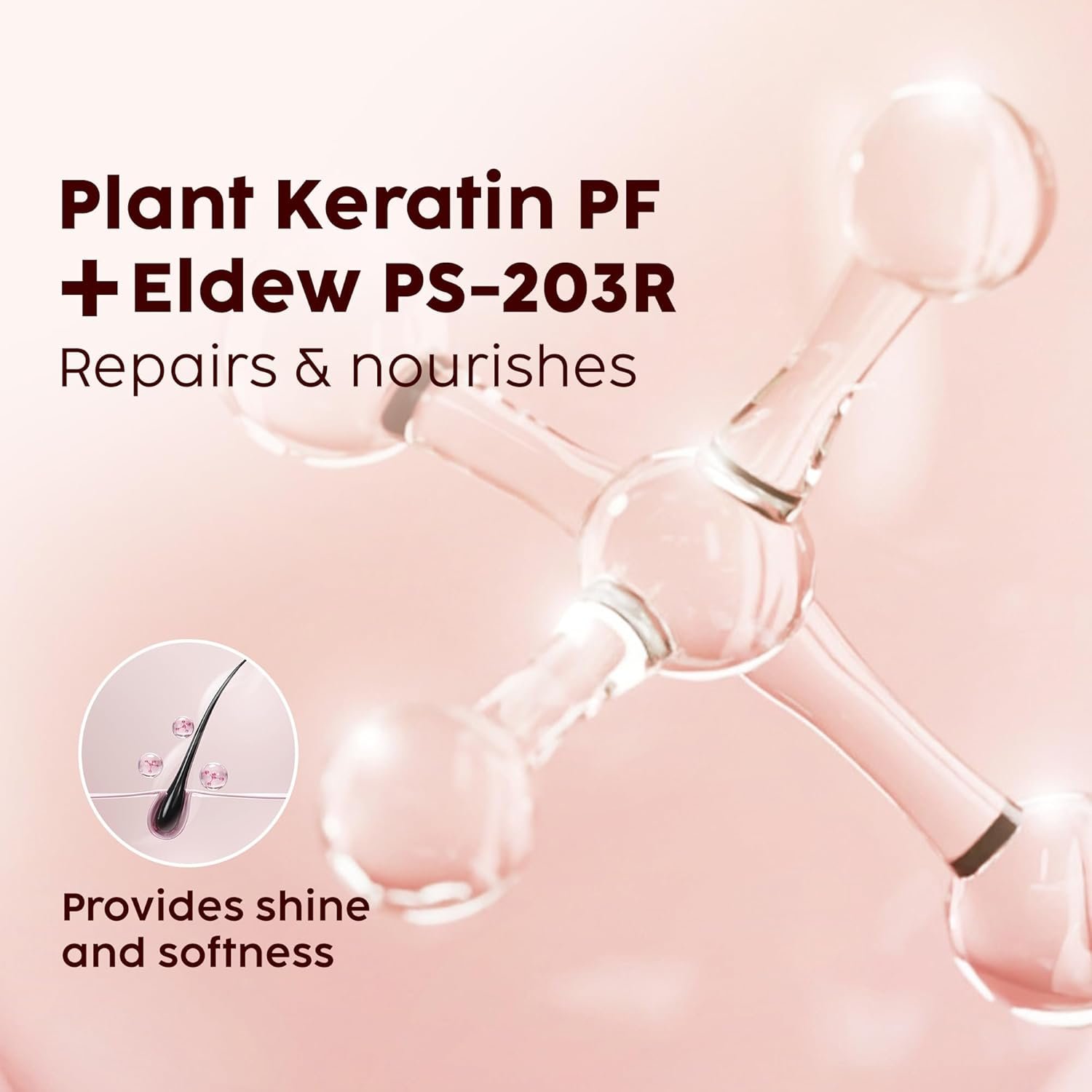 PLIX THE PLANT FIX Flaxseed Keratin Smoothening Mask for Deep Nourishment & Salon-Like Shine | Plant Keratin PF | Flaxseed Oil | Softer, Smoother Hair | For Men & Women - Image 5