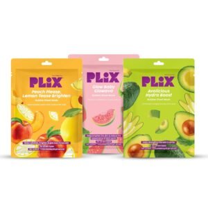 PLIX Fruit Fusion Bubble Sheet Mask Combo 3PCs