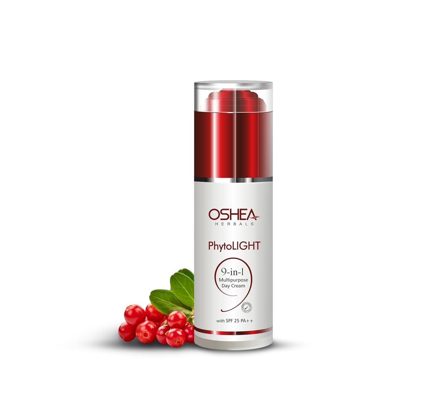 Oshea Herbals Phytolight Day Cream SPF 25 PA++ for Women & Men | Reduce Wrinkles & UV Protection with Long-Lasting Moisturization | Enriched with Soybean & Pea Extracts | All Skin Types – 50g