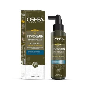 Oshea Herbals Phytogain Hair Vitalizer for Women & Men | Promotes Hair Growth & Nourishes Hair Follicle | Reduces Hairfall with Dry & Damaged Hair | Enriched with Milk Protein & Amala Extracts - 110ml