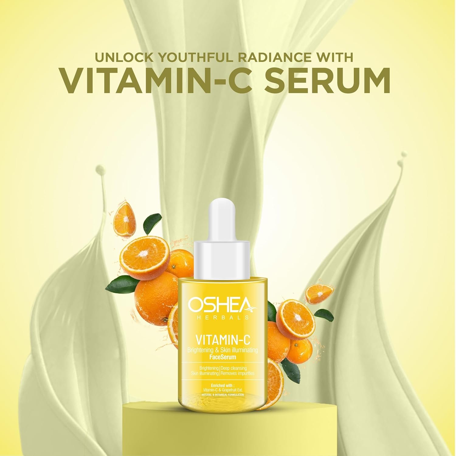 Oshea Skin Illuminating Face Serum for Men & Women | Reduces Pigmentation & Signs of Ageing | Hydrates & Evens Skin Tone | Enriched with Vitamin C & Grapefruit Extract | All Skin Types 30ml - Image 7
