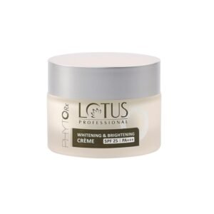 Lotus Professional PHYTORx WHITENING & BRIGHTENING CREAM SPF 25 | PA+++ | Radiant skin | Even skin tone | Pigmentation | Paraben Free | 50g
