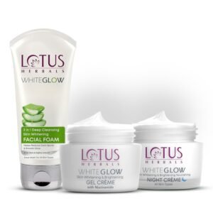 Lotus Herbals Whiteglow Day And Night Face Cream Pack with Face Wash | For Glowing Skin| For Oily, Dry & Combination Skin | Reduce Dark Spots| For Women and Men