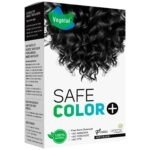 Vegetal Safe Hair Color - Soft Black 50gm - Certified Organic Chemical and Allergy Free Bio Natural Hair Color with No Ammonia Formula for Men & Women