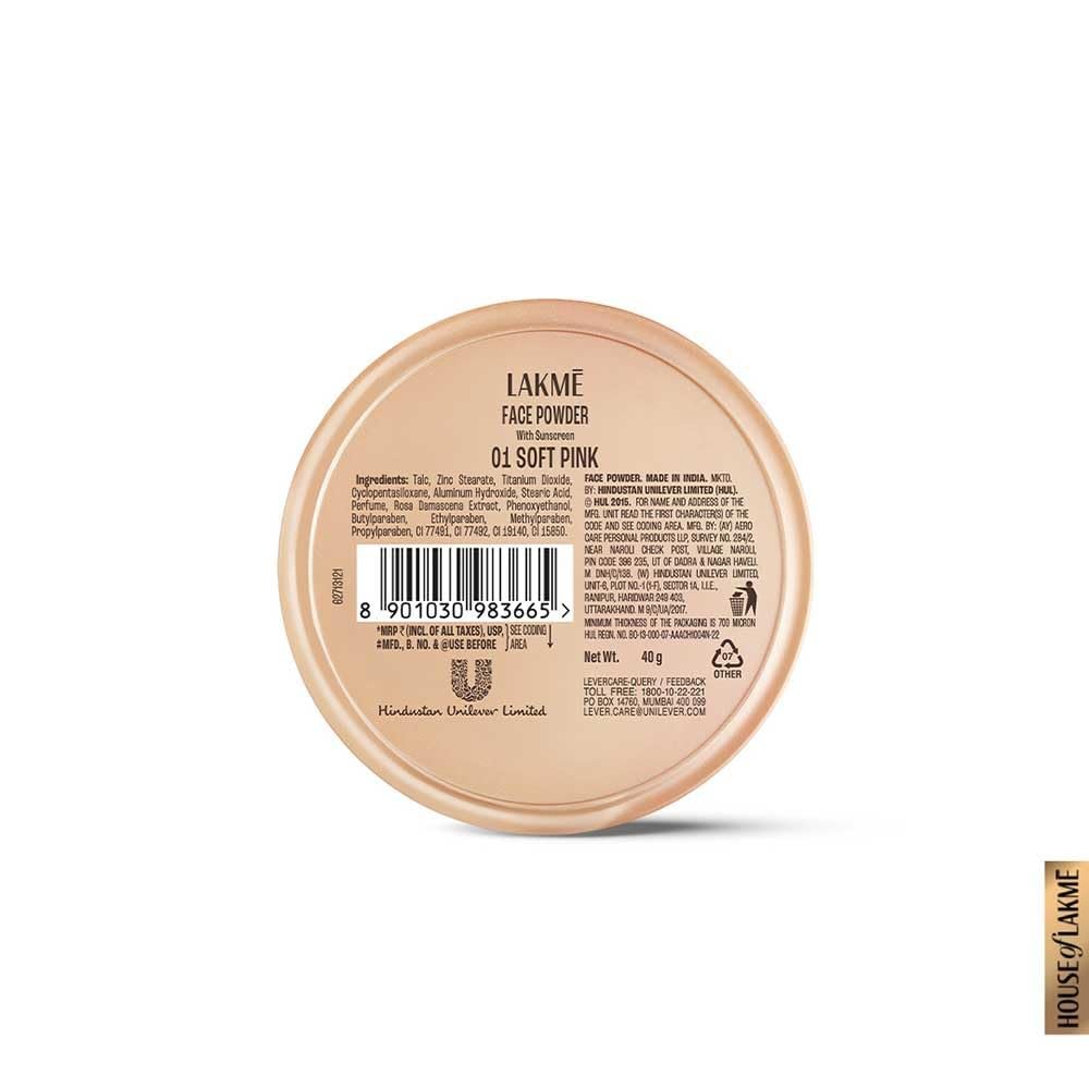 Lakme Forever Matte Face Powder, Matte Finish, Oil Cointrol, for rosy glow, Warm Pink, 40g - Image 9