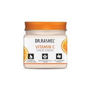 DR.RASHEL Vitamin C Face Pack 380ML | Brightening & Anti-Aging Face Pack with Vitamin C & Hyaluronic Acid | Even Skin Tone & Radiant Glow | For Healthy & Revitalized Skin