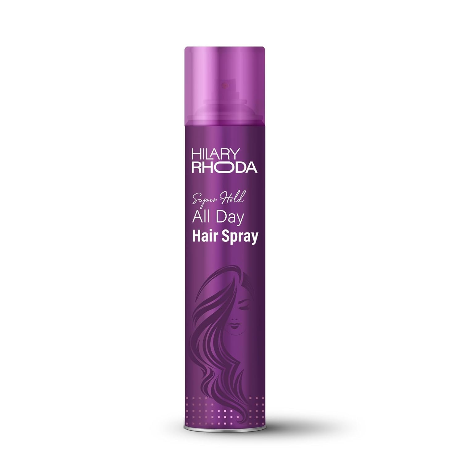Hilary Rhoda Super Hold All Day Hair Spray | Lasts All Day Long & Ultra Strong Hold | No Residue & Sweat-Proof Hair Spray | 420ml (Pack of 1)