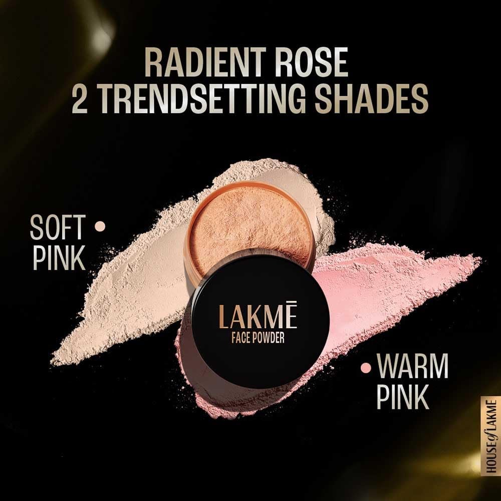Lakme Forever Matte Face Powder, Matte Finish, Oil Cointrol, for rosy glow, Soft Pink, 40g (OG Collection) - Image 8