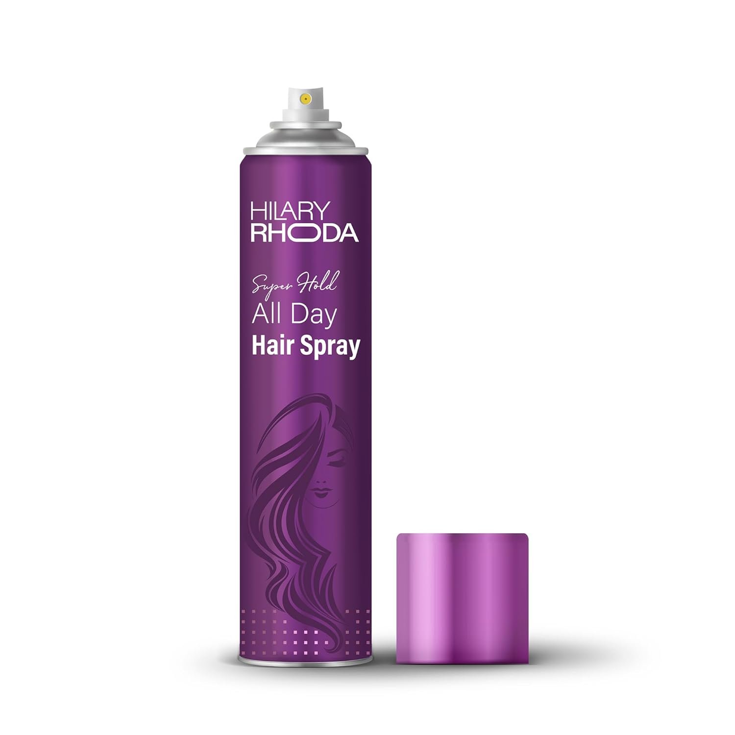 Hilary Rhoda Super Hold All Day Hair Spray | Lasts All Day Long & Ultra Strong Hold | No Residue & Sweat-Proof Hair Spray | 420ml (Pack of 1) - Image 3