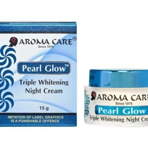 Aroma Care Pearl Glow Night Cream, 15g – Brightening & Deep Moisturizing Formula with Alpha Arbutin