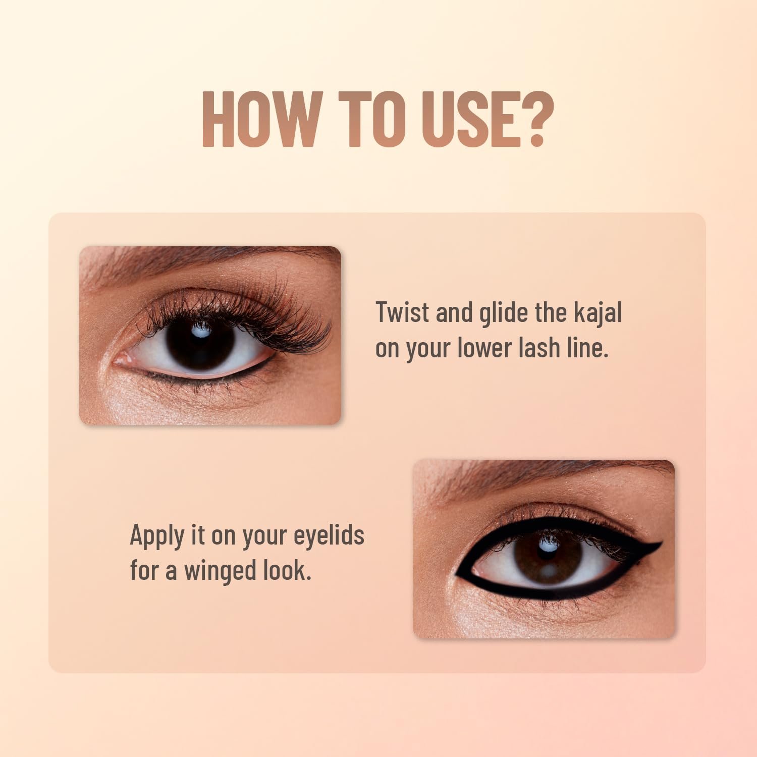 SWISS BEAUTY You & Eye Power Black Pencil Kajal | Waterproof & Smudge-Proof | 24 Hour Stay | Matte Finish Black Kajal | 0.30gm - Image 7