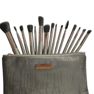 The Ultimate 14-Piece Essential Makeup Brush Set with Pouch